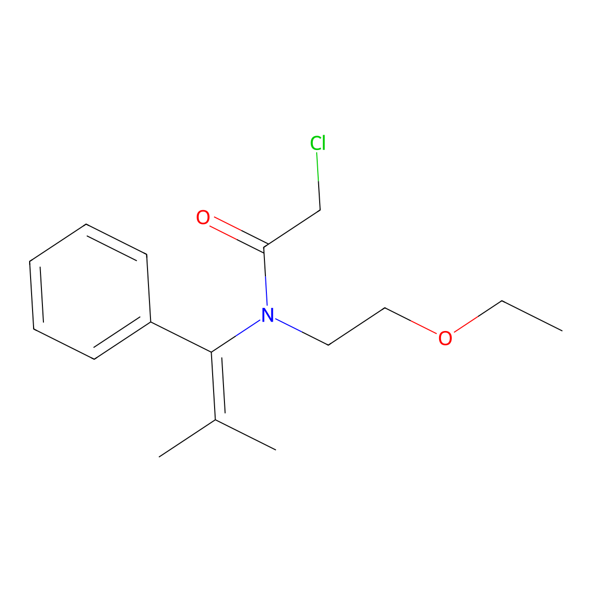 Pethoxamid molecular structure, CAS 106700-29-2