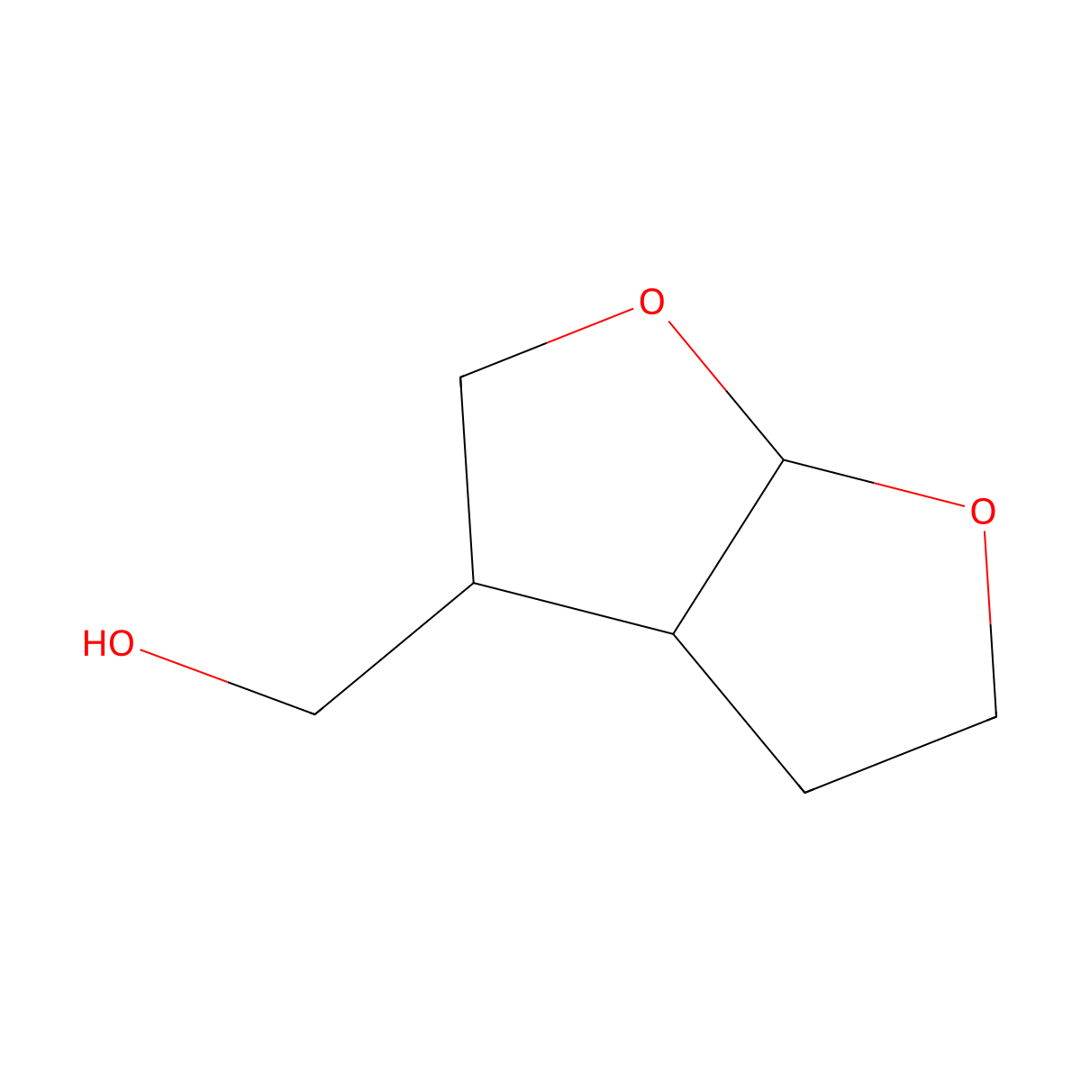 (Hexahydrofuro[2,3-b]furan-3-yl)methanol molecular structure, CAS 1067230-35-6