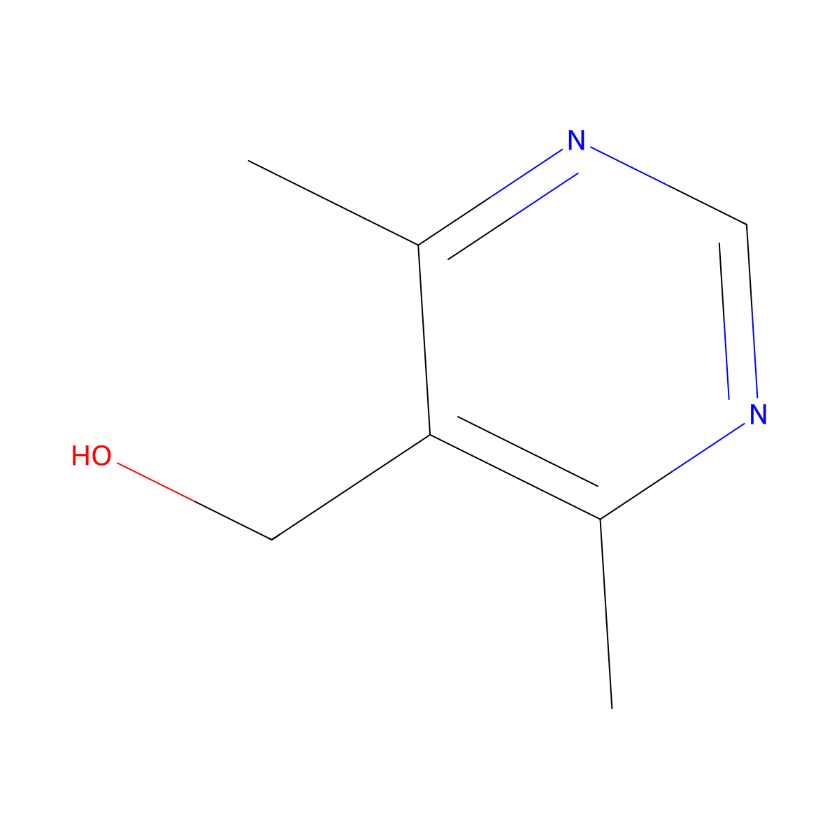 (4,6-Dimethylpyrimidin-5-yl)methanol molecular structure, CAS 1067230-39-0
