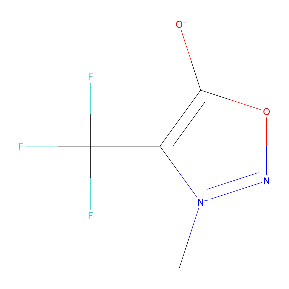 3-Methyl-4-(trifluoromethyl)-sydnone molecular structure, CAS 1067233-79-7