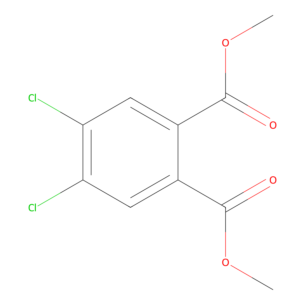 Dimethyl 4,5-dichlorophthalate molecular structure, CAS 106727-86-0