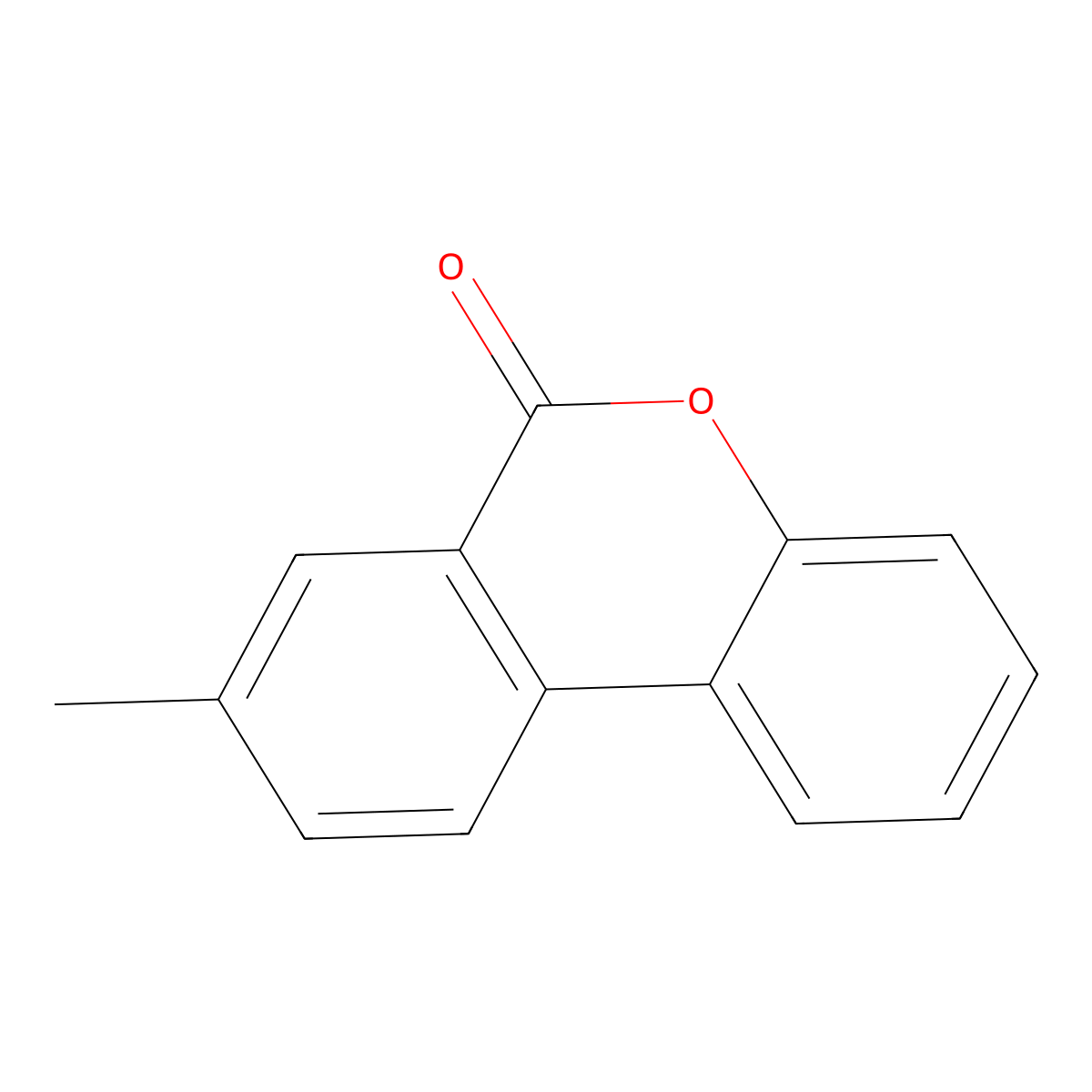 8-Methyl-6H-benzo[c]chromen-6-one molecular structure, CAS 106737-99-9