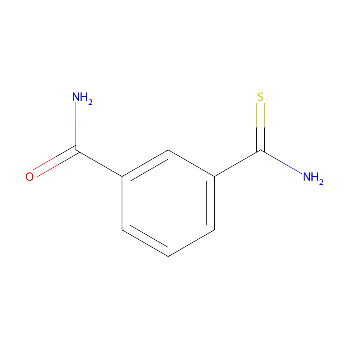 3-Carbamothioylbenzamide molecular structure, CAS 106748-25-8