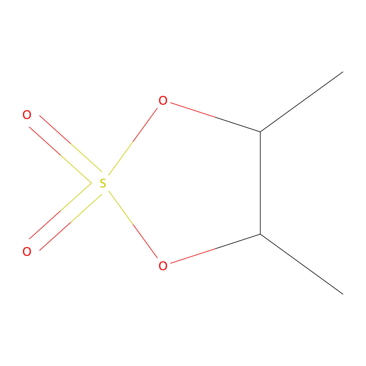 (4R,5R)-4,5-dimethyl-1,3,2lambda6-dioxathiolane-2,2-dione molecular structure, CAS 106757-36-2
