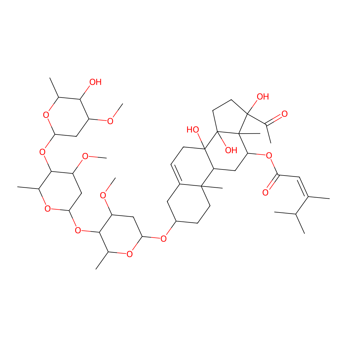 otophylloside B molecular structure, CAS 106758-54-7