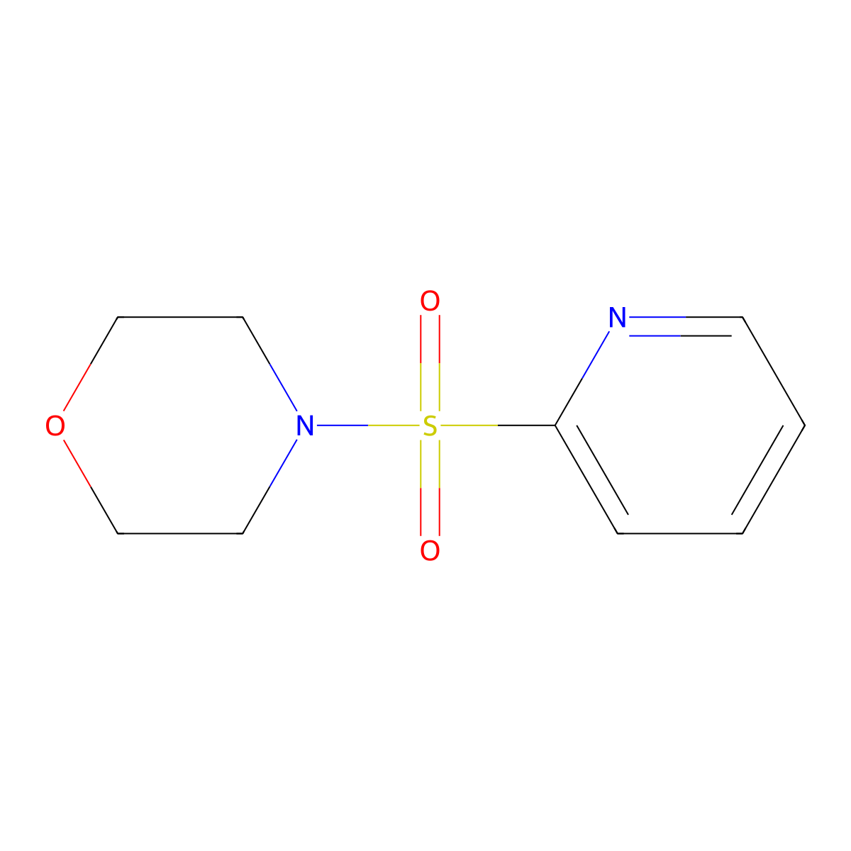 4-(Pyridin-2-ylsulfonyl)morpholine molecular structure, CAS 106762-44-1