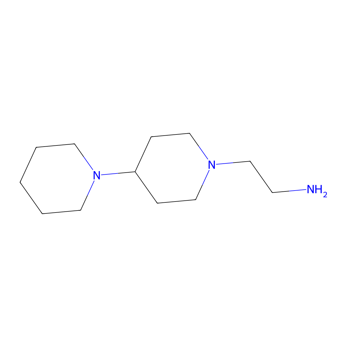 2-(1,4'-Bipiperidin-1'-yl)ethanamine molecular structure, CAS 1067659-31-7