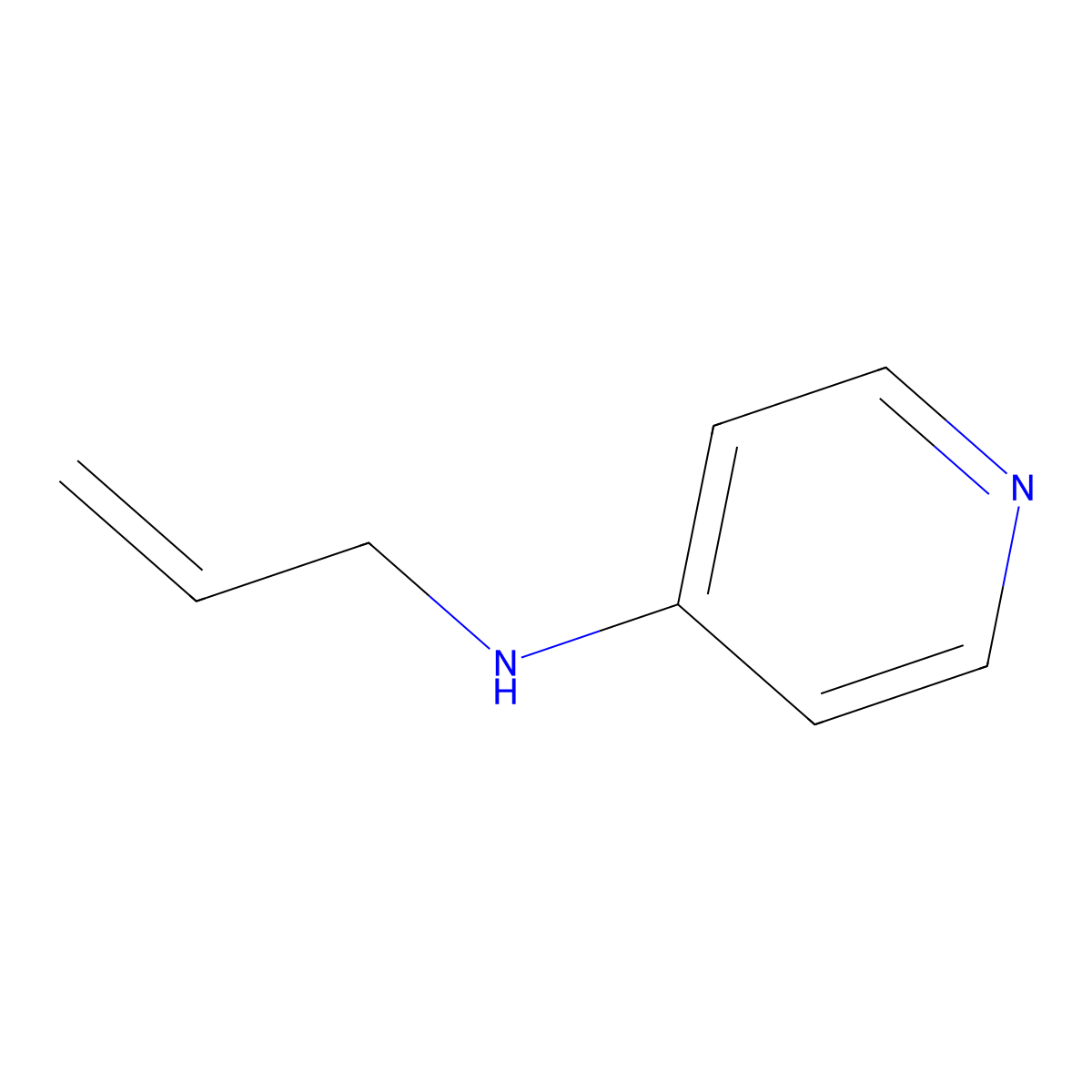 N-Allylpyridin-4-amine molecular structure, CAS 106782-17-6