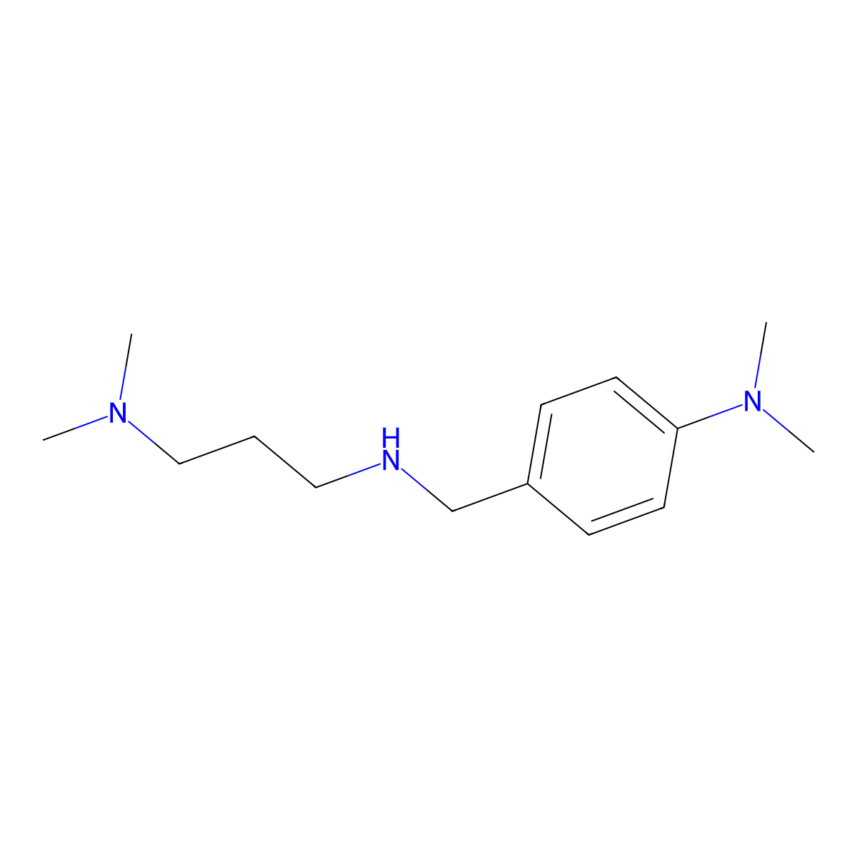 N1-(4-(dimethylamino)benzyl)-N3,N3-dimethylpropane-1,3-diamine molecular structure, CAS 106783-29-3