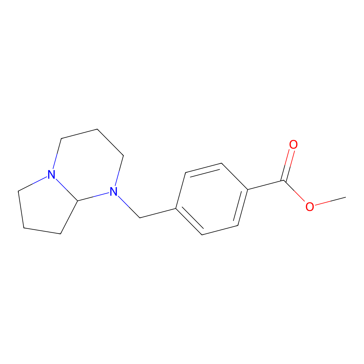 Methyl 4-[(hexahydropyrrolo[1,2-A]pyrimidin-1(2H)-YL)methyl]benzoate molecular structure, CAS 1067883-03-7