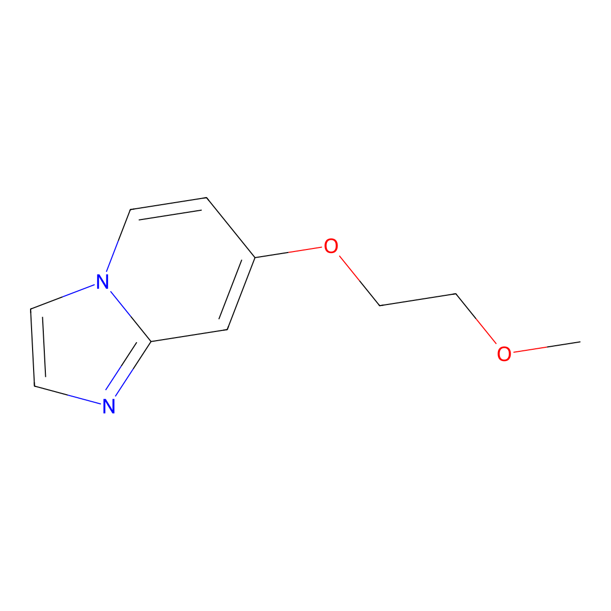 7-(2-Methoxyethoxy)imidazo[1,2-a]pyridine molecular structure, CAS 1067914-34-4