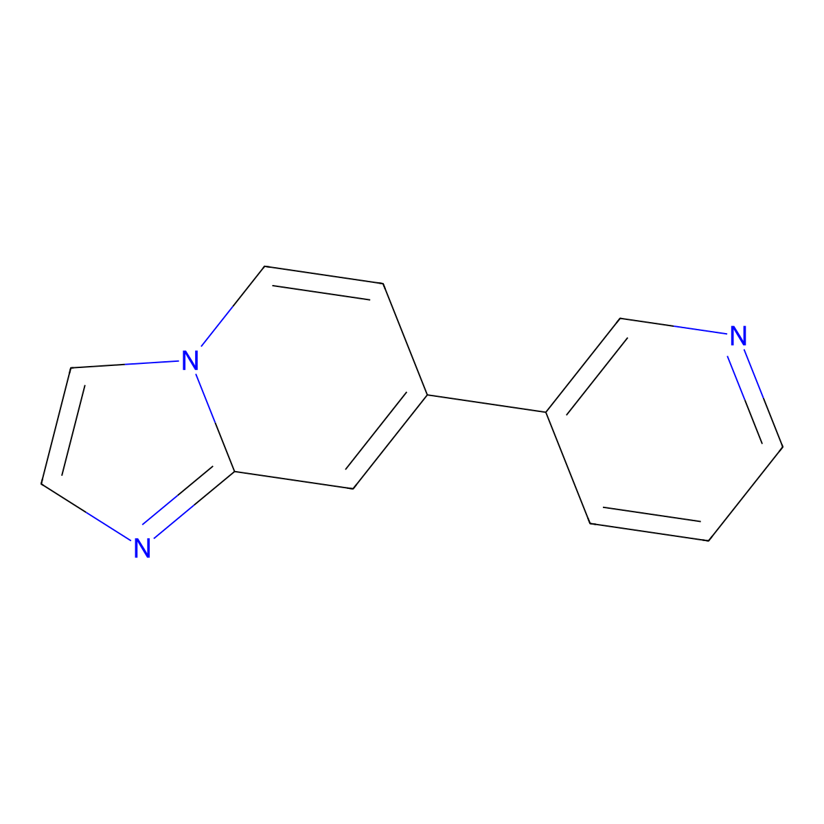 7-(Pyridin-3-yl)imidazo[1,2-a]pyridine molecular structure, CAS 1067914-66-2