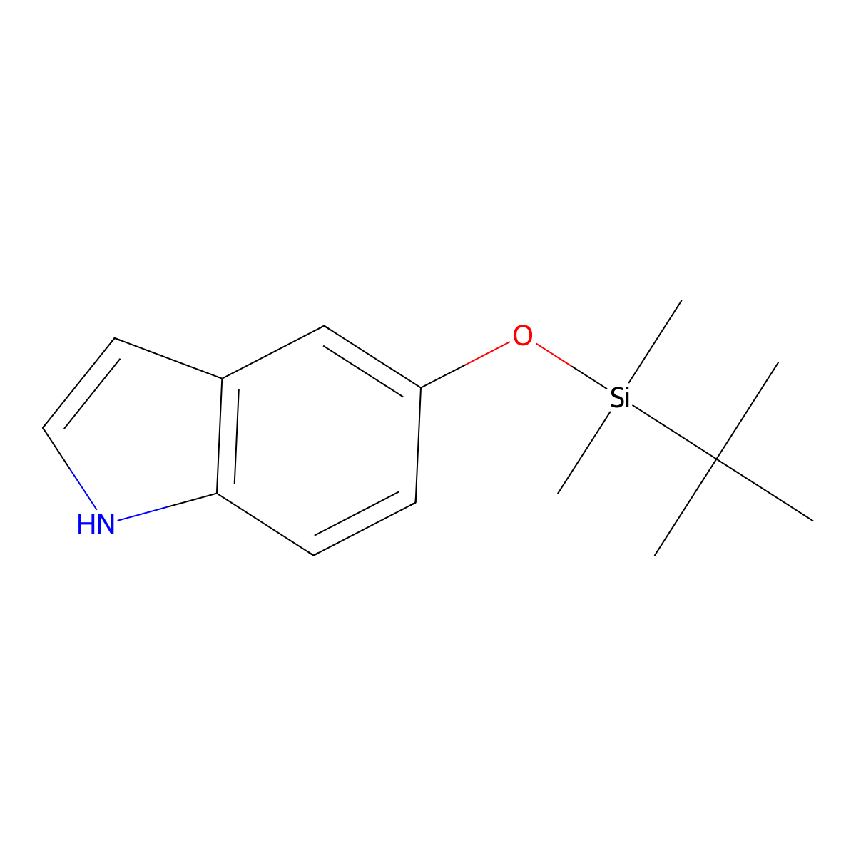 5-(tert-Butyldimethylsilyloxy)-1H-indole molecular structure, CAS 106792-38-5