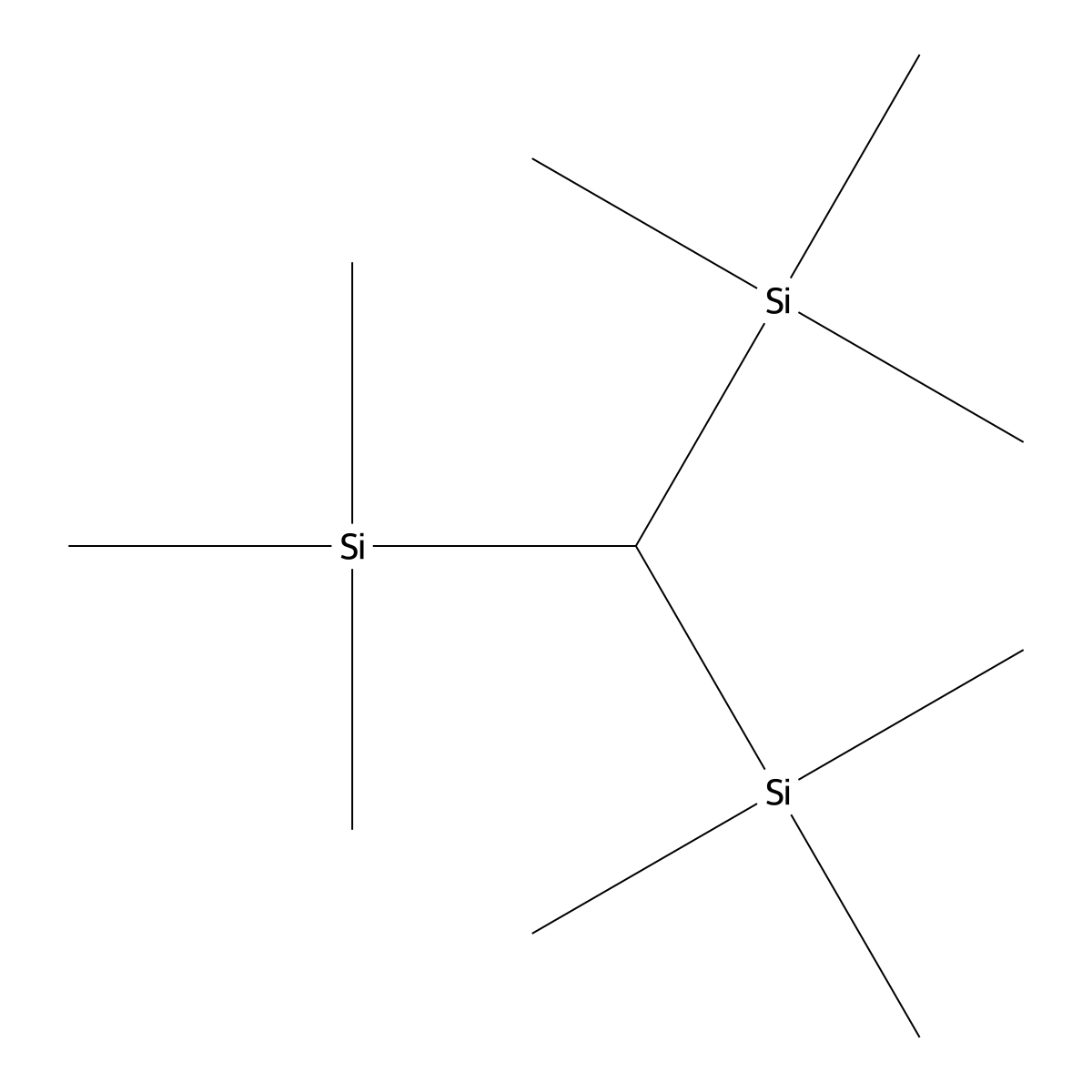 Tris(trimethylsilyl)methane molecular structure, CAS 1068-69-5