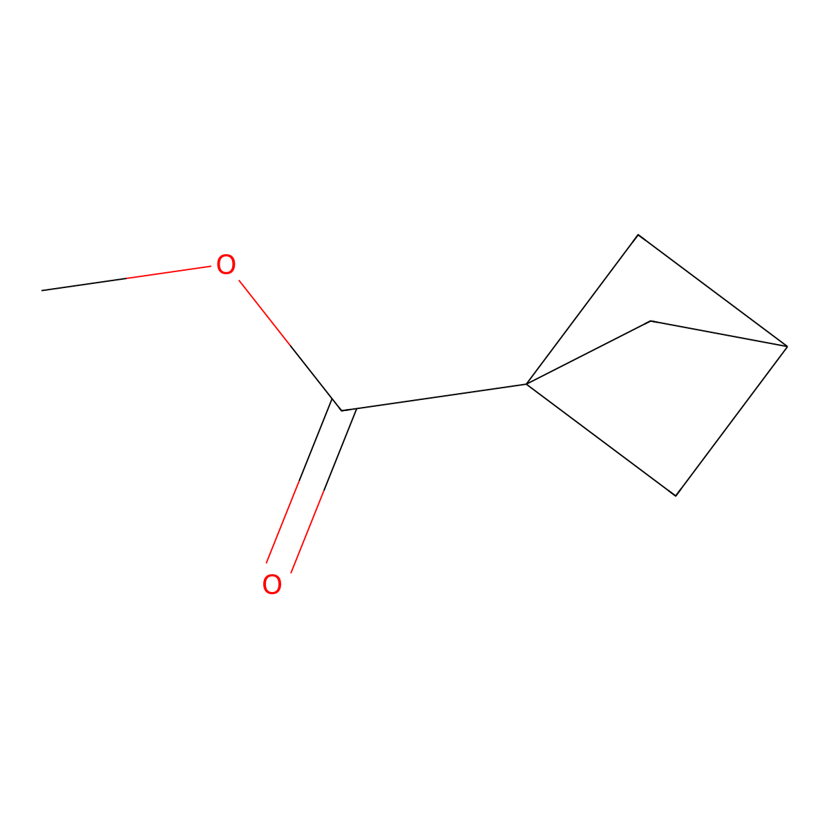 Methyl bicyclo[1.1.1]pentane-1-carboxylate molecular structure, CAS 106813-54-1