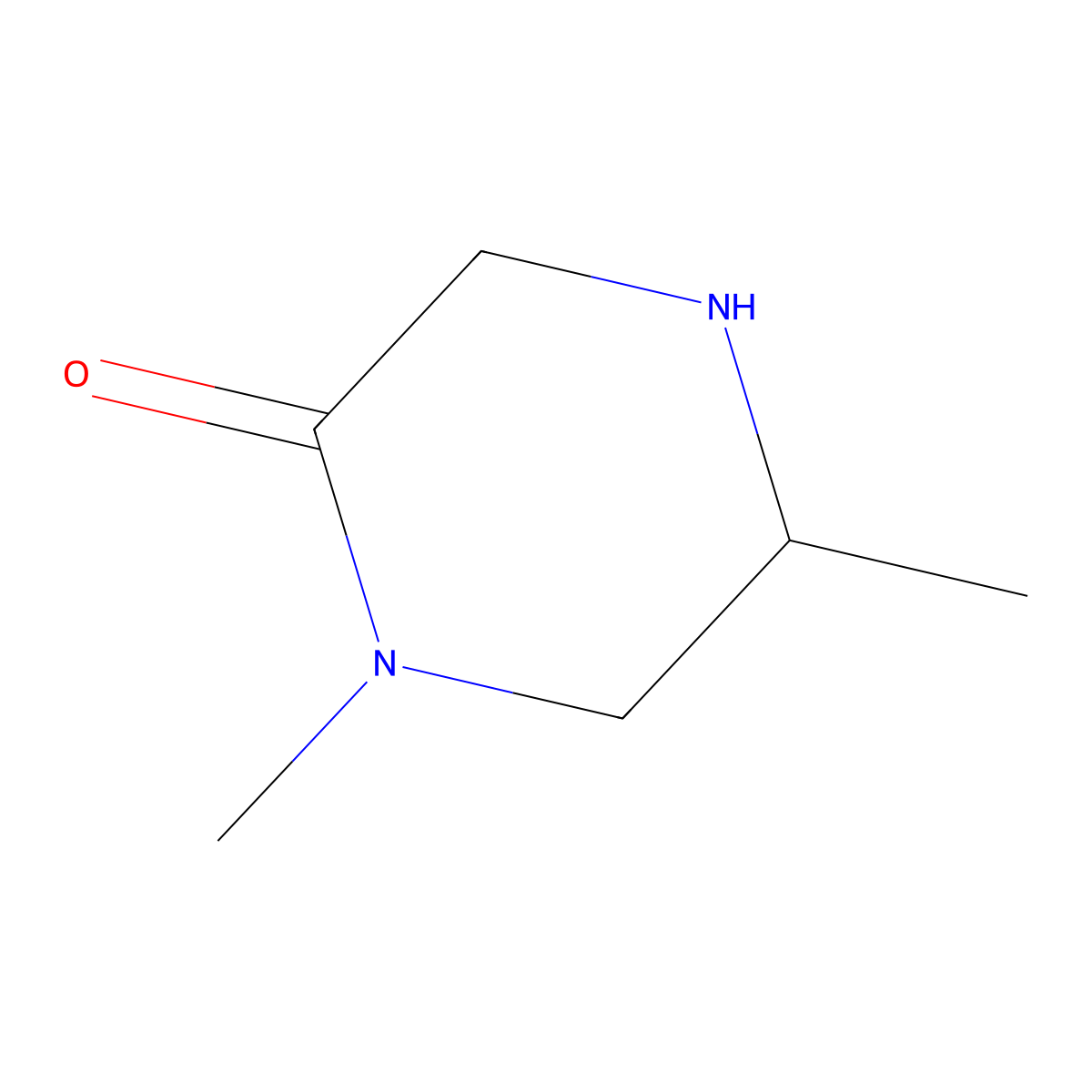 (5S)-1,5-Dimethylpiperazin-2-one molecular structure, CAS 1068149-94-9