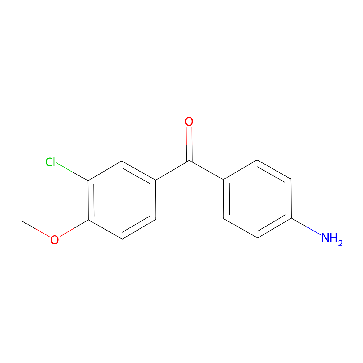 4-(3-Chloro-4-methoxybenzoyl)aniline molecular structure, CAS 106840-55-5