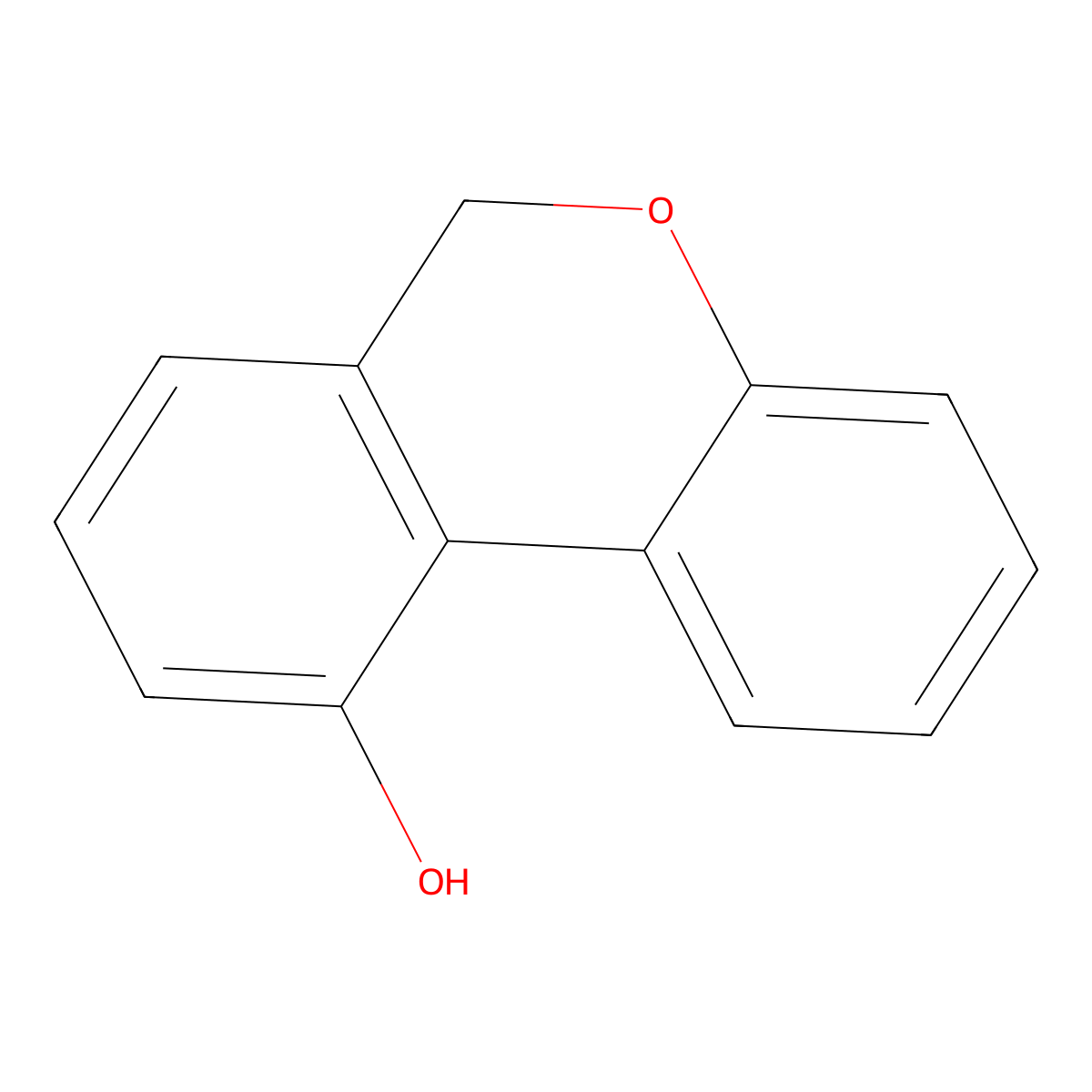 6H-Benzo[c]chromen-10-ol molecular structure, CAS 1068441-36-0