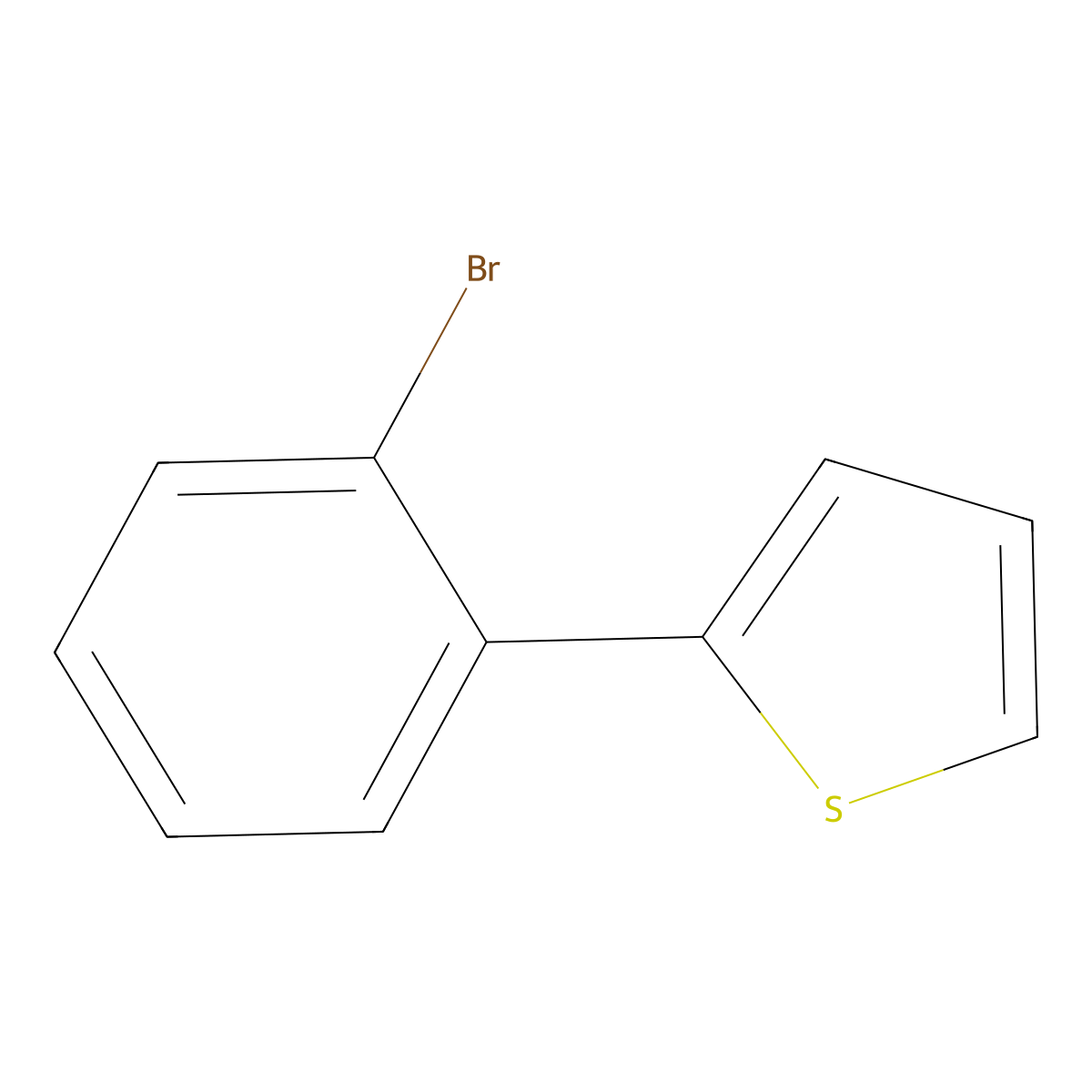 2-(2-Bromophenyl)thiophene molecular structure, CAS 106851-53-0