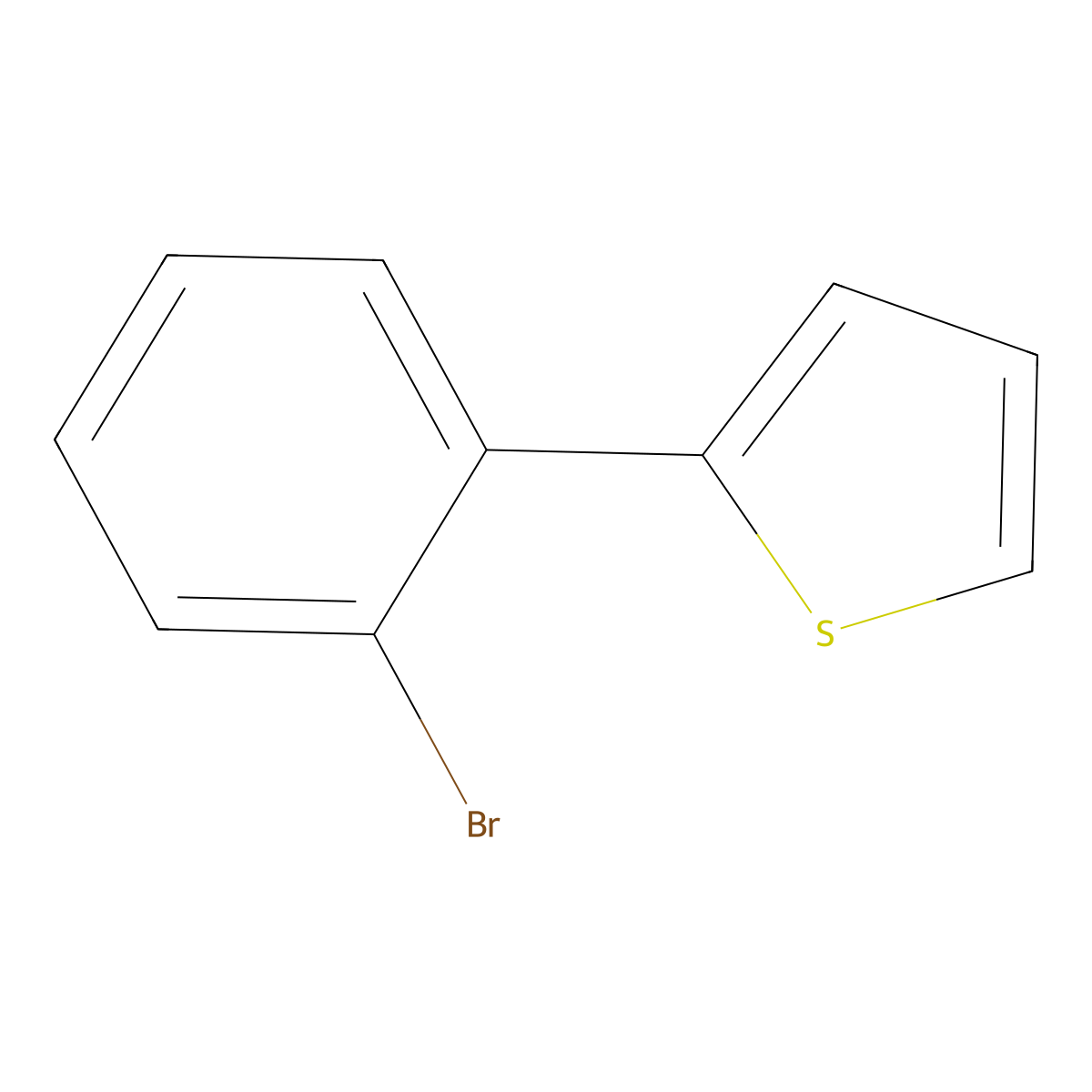 2-(2-Bromophenyl)thiophene molecular structure, CAS 106851-53-0