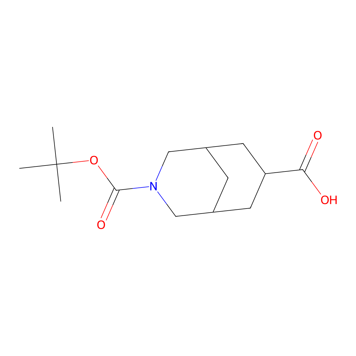 3-[(Tert-butoxy)carbonyl]-3-azabicyclo[3.3.1]nonane-7-carboxylic acid molecular structure, CAS 1068584-98-4
