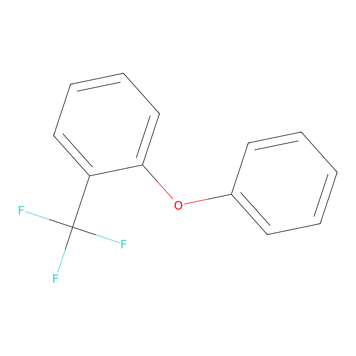 1-Phenoxy-2-(trifluoromethyl)benzene molecular structure, CAS 106877-16-1