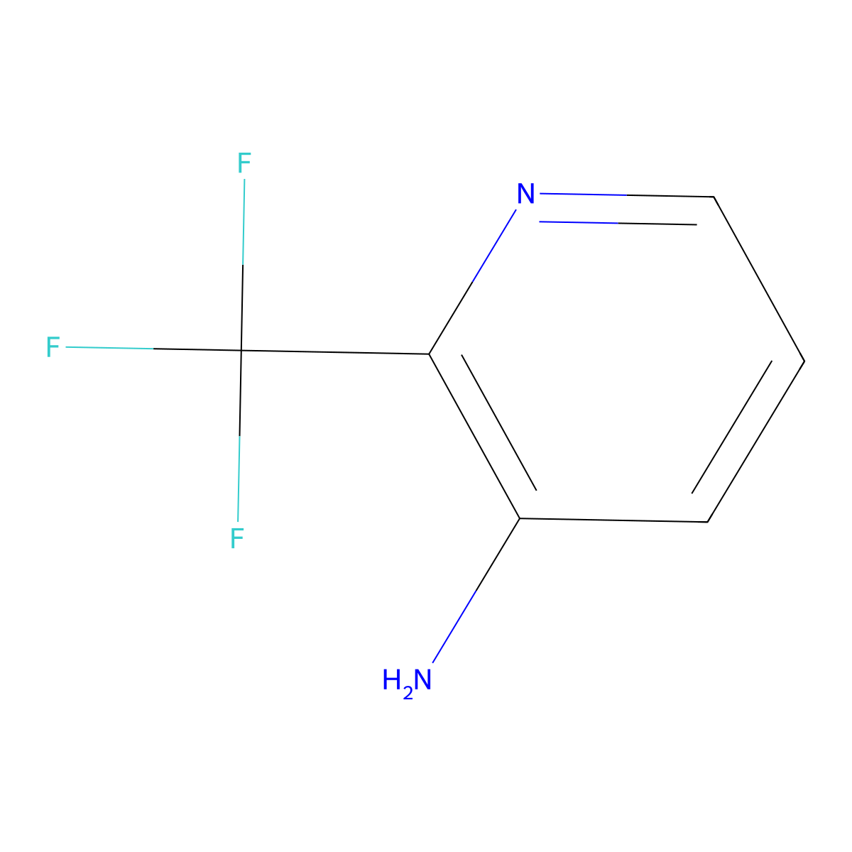 2-(Trifluoromethyl)pyridin-3-amine molecular structure, CAS 106877-32-1