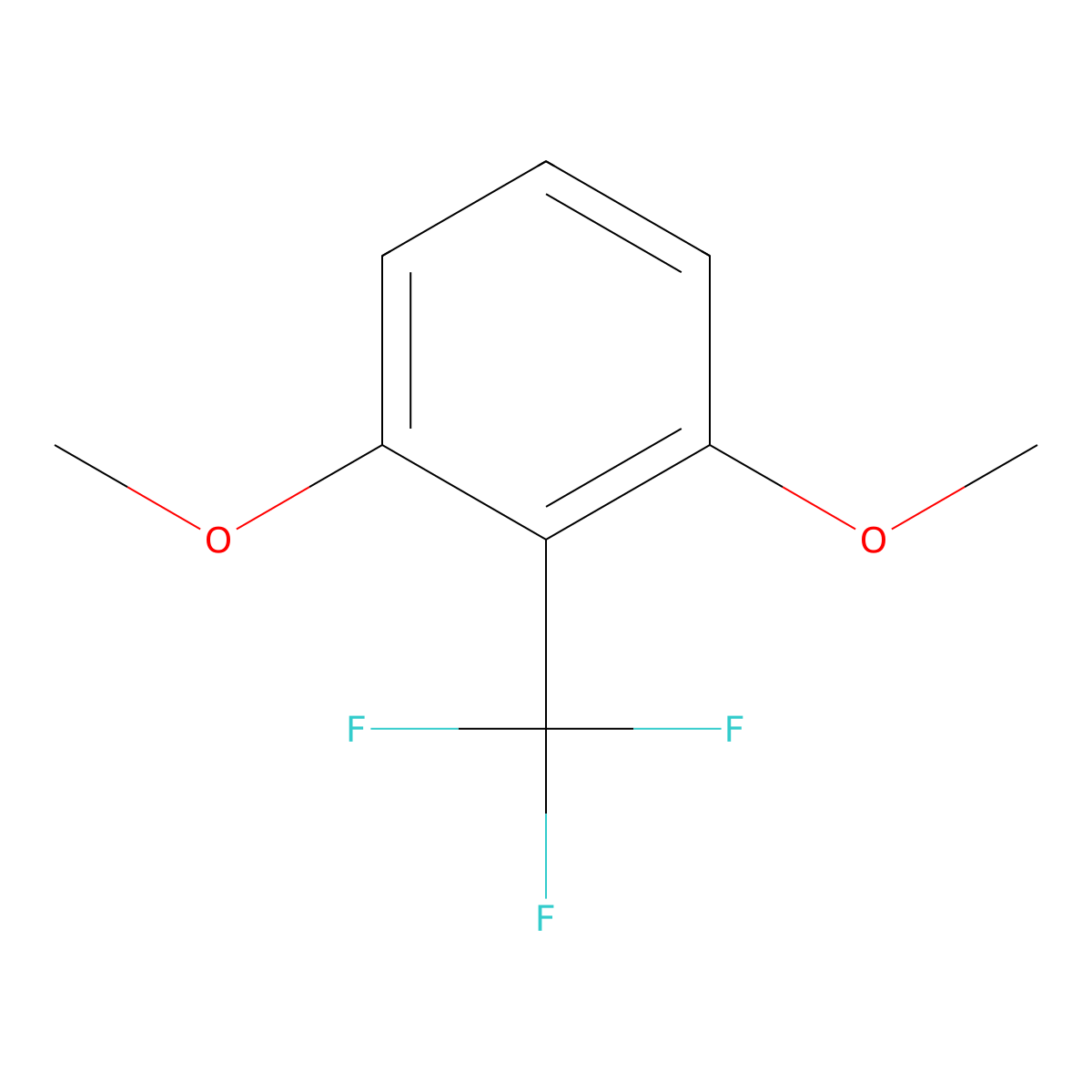 1,3-Dimethoxy-2-(trifluoromethyl)benzene molecular structure, CAS 106877-43-4