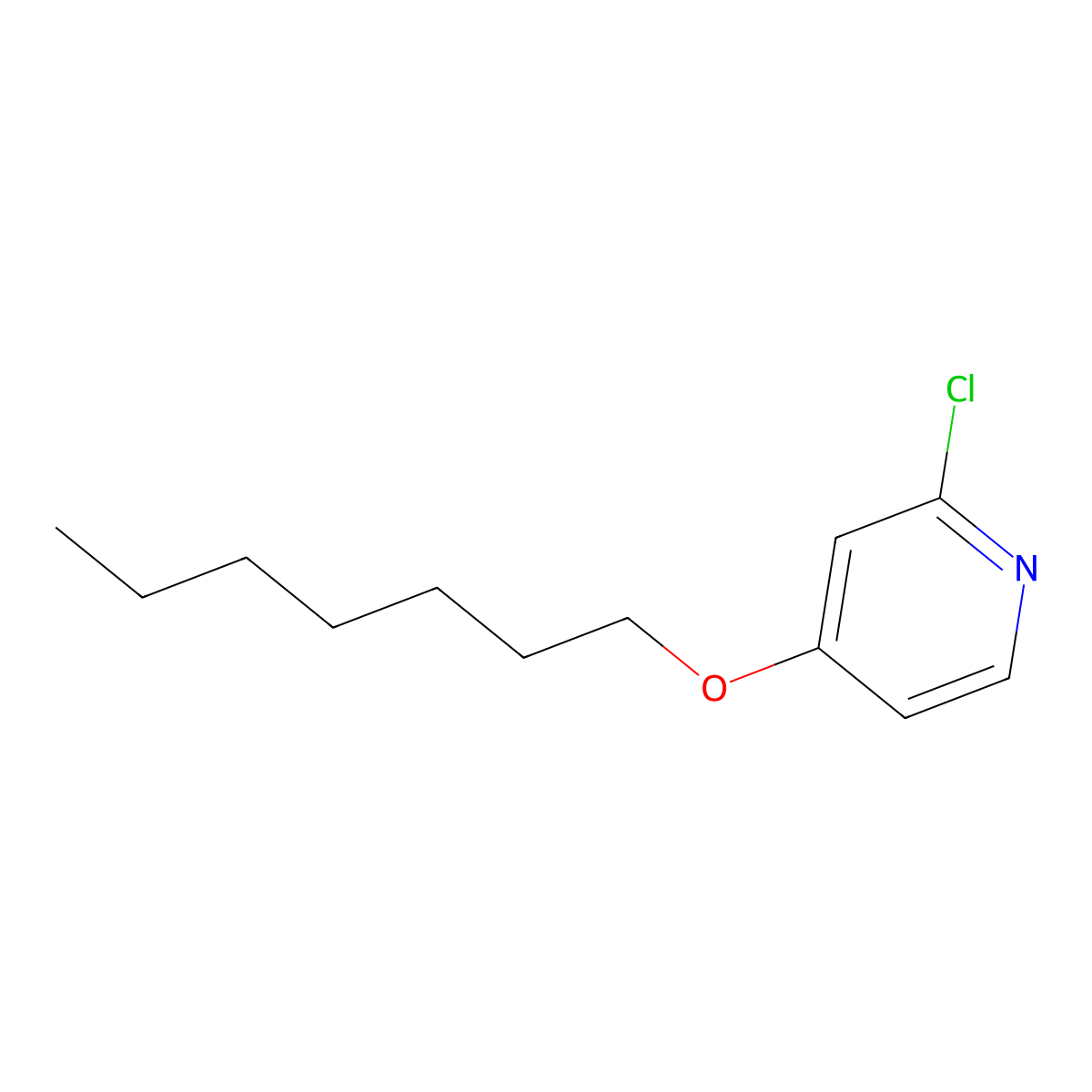 2-Chloro-4-(heptyloxy)pyridine molecular structure, CAS 1069098-66-3