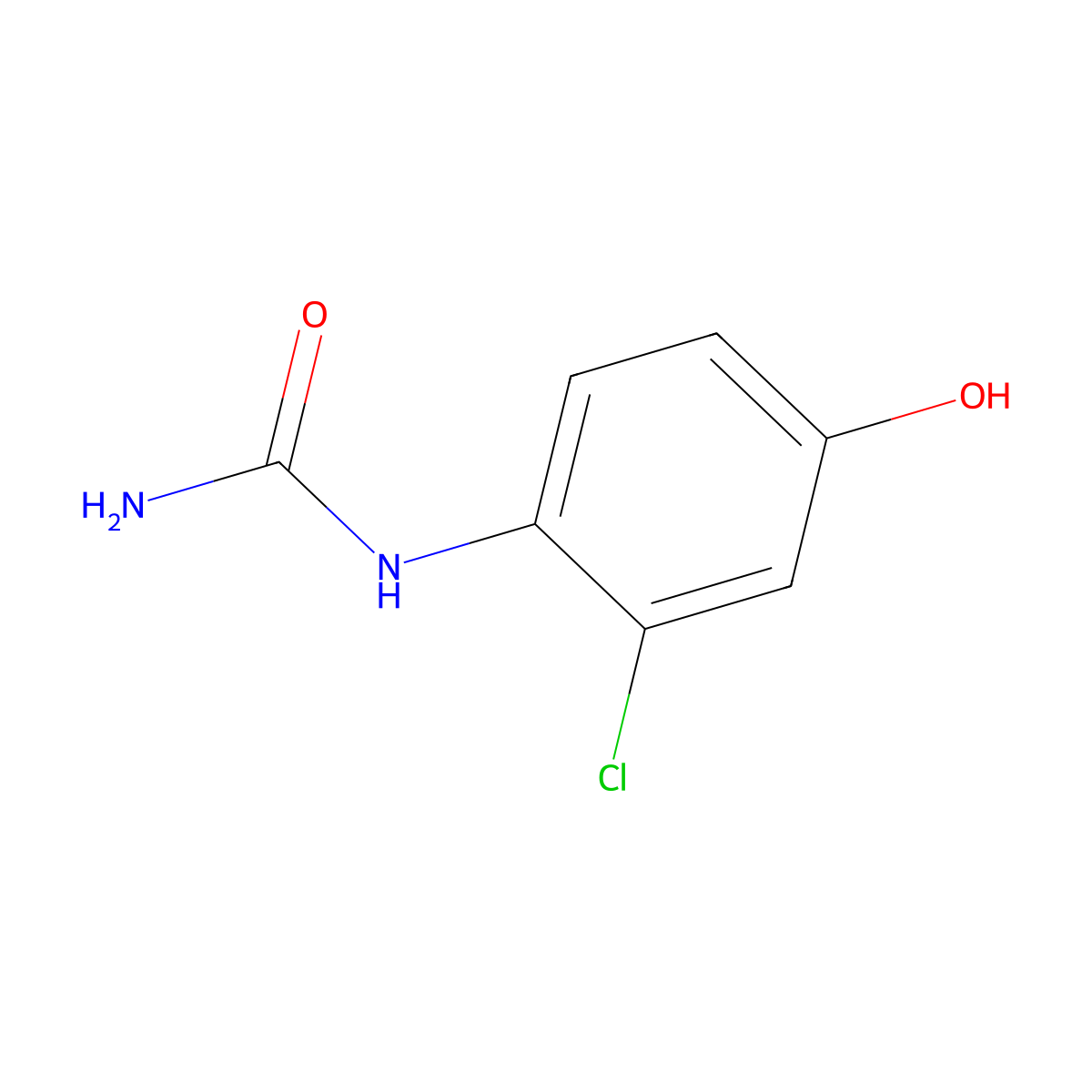 1-(2-Chloro-4-hydroxyphenyl)urea molecular structure, CAS 1069122-99-1
