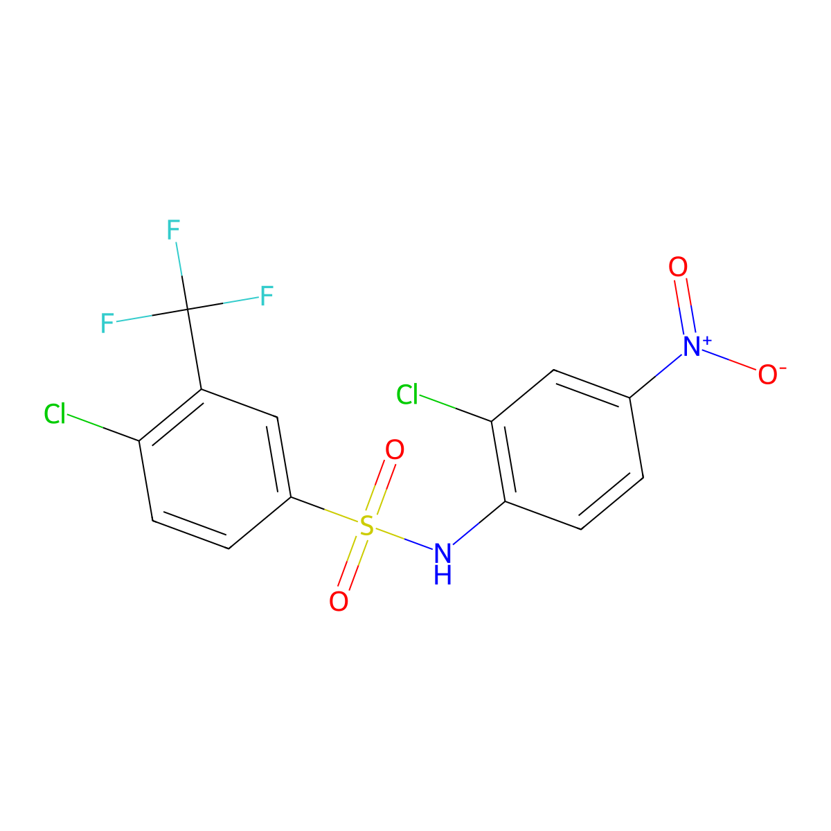 Flusulfamide molecular structure, CAS 106917-52-6