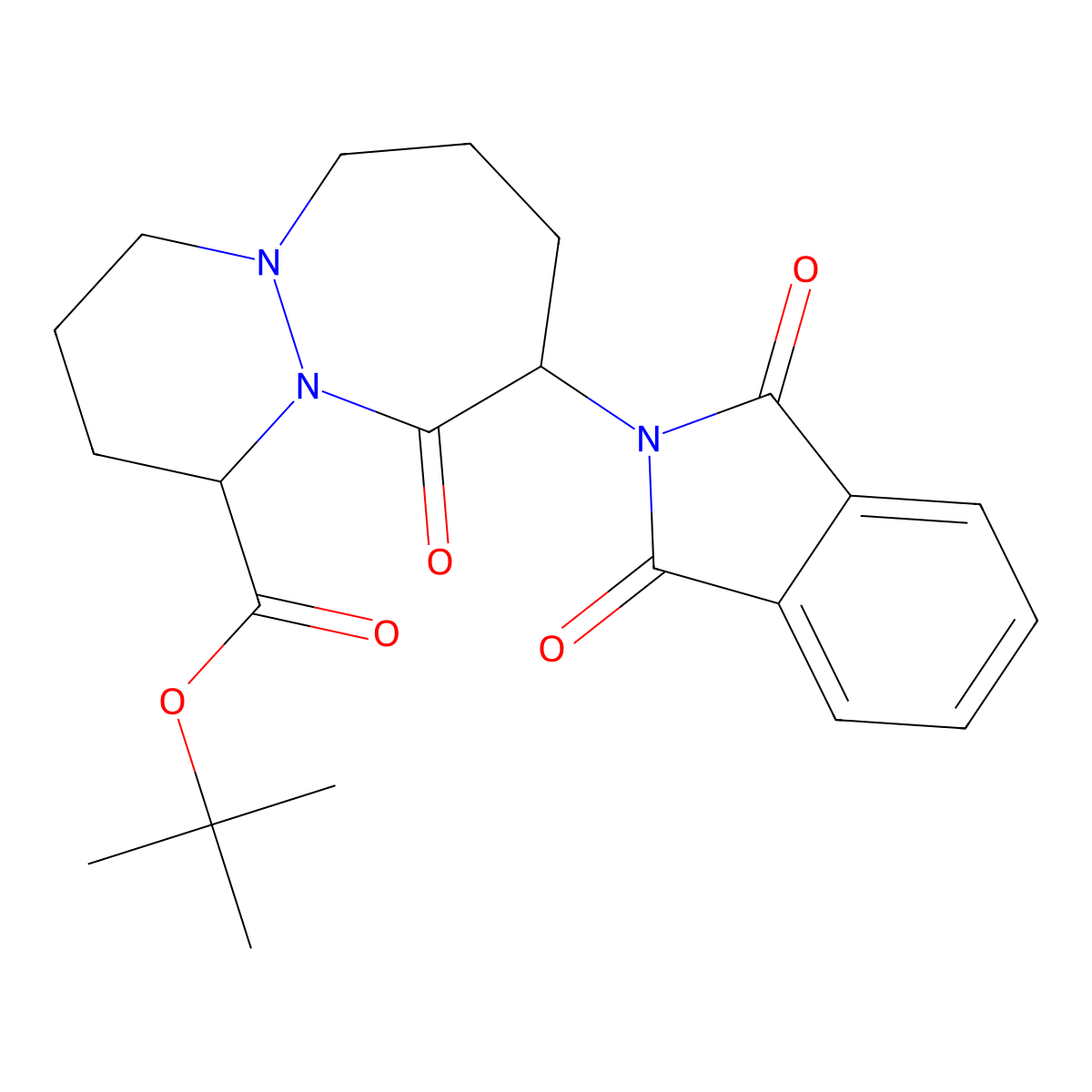 (1S,9R)-tert-Butyl 9-(1,3-dioxoisoindolin-2-yl)-10-oxooctahydro-1H-pyridazino[1,2-a][1,2]diazepine-1-carboxylate molecular structure, CAS 106927-97-3