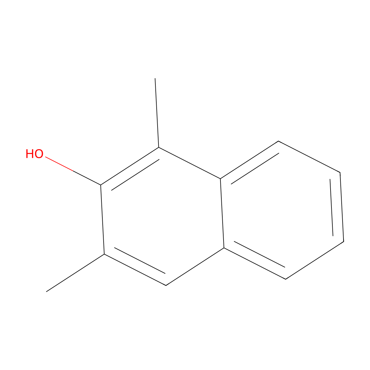 1,3-Dimethylnaphthalen-2-ol molecular structure, CAS 106949-25-1