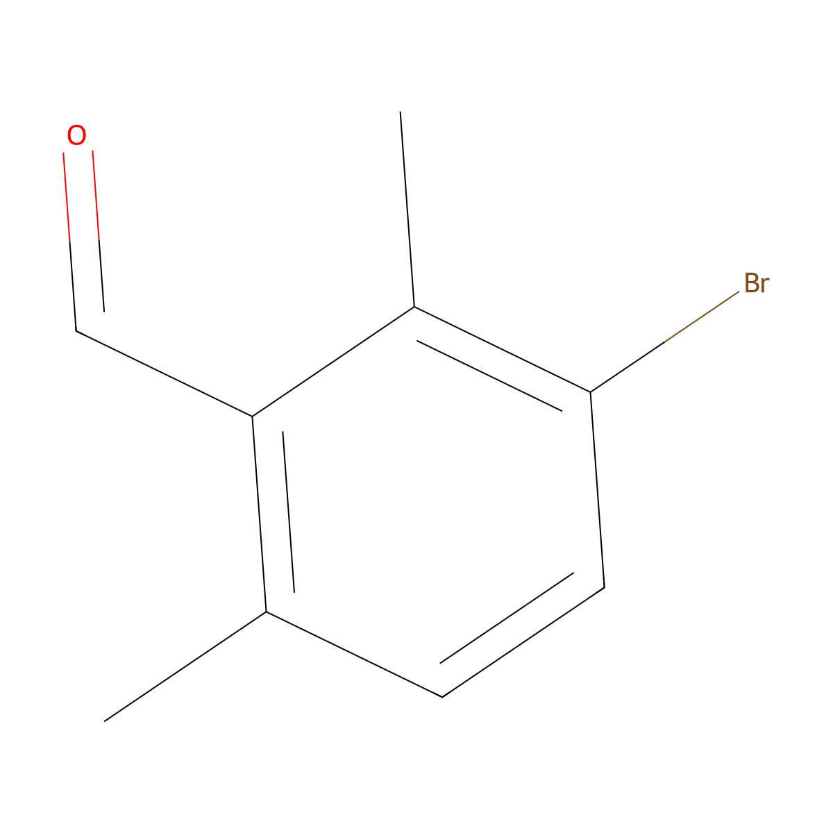 3-Bromo-2,6-dimethylbenzaldehyde molecular structure, CAS 106965-52-0