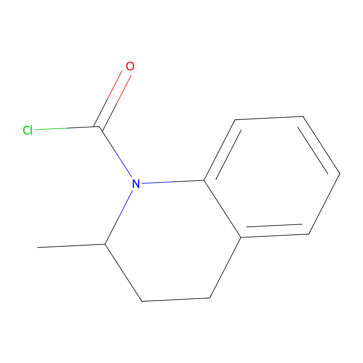 2-Methyl-3,4-dihydroquinoline-1(2H)-carbonyl chloride molecular structure, CAS 106969-88-4