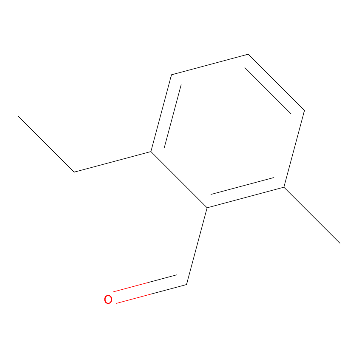2-Ethyl-6-methylbenzaldehyde molecular structure, CAS 106976-44-7