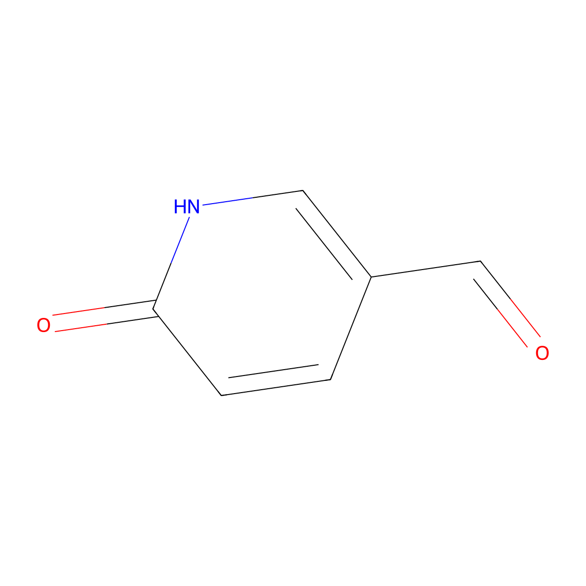 6-Hydroxynicotinaldehyde molecular structure, CAS 106984-91-2