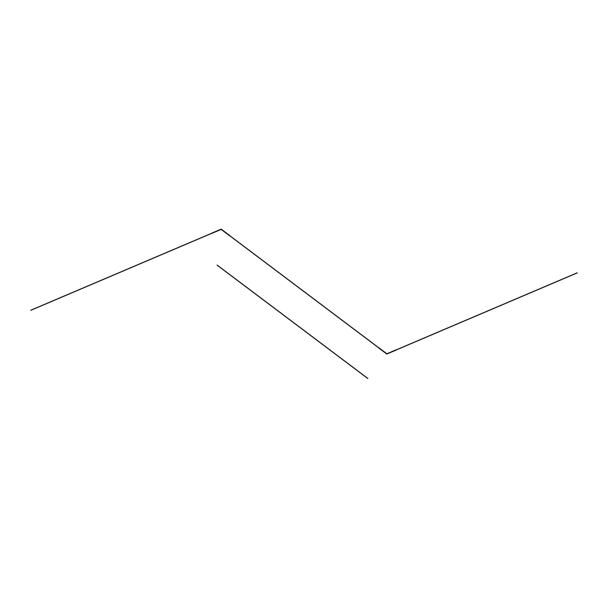 trans-2-BUTENE molecular structure, CAS 107-01-7