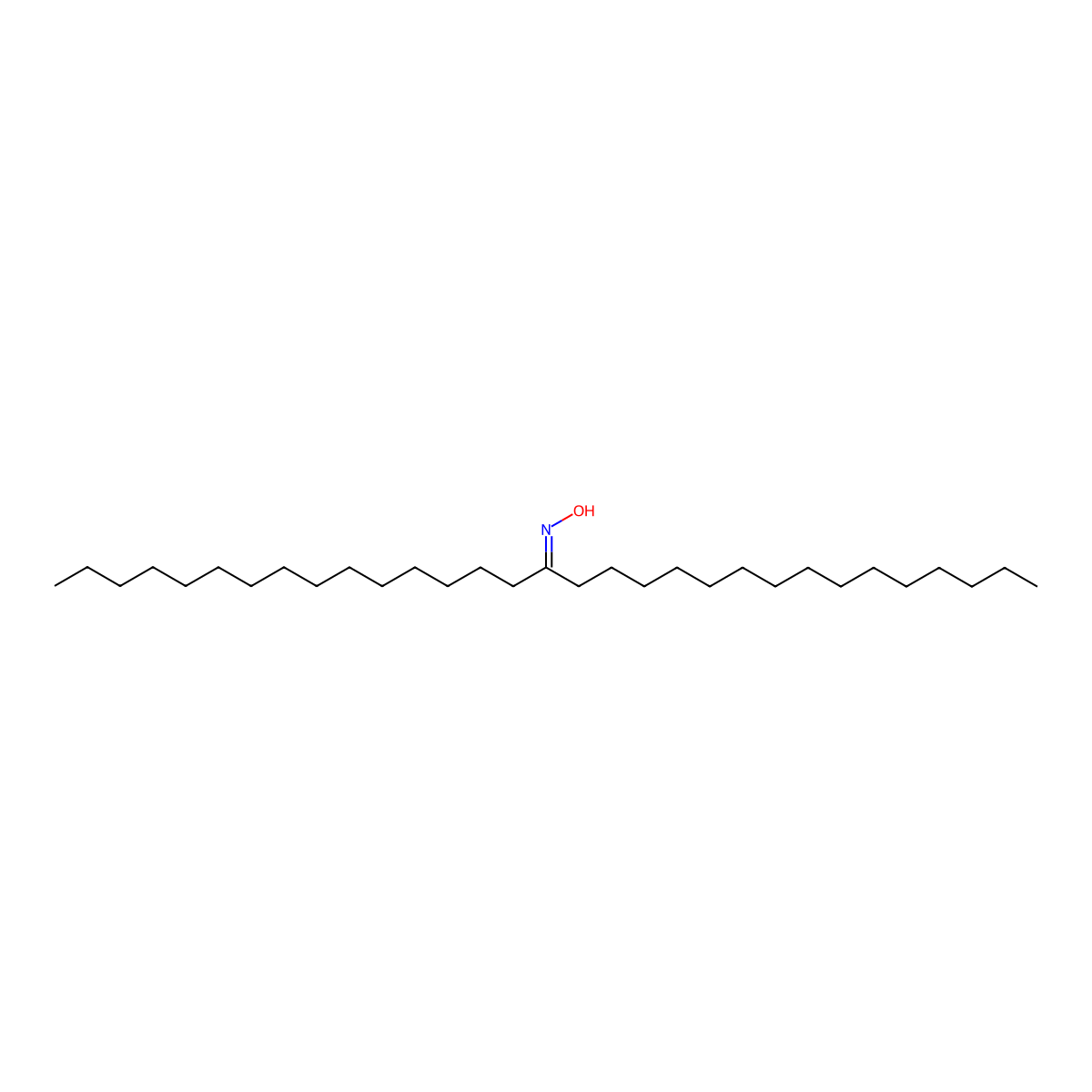 16-Hentriacontanone, oxime molecular structure, CAS 1070-06-0