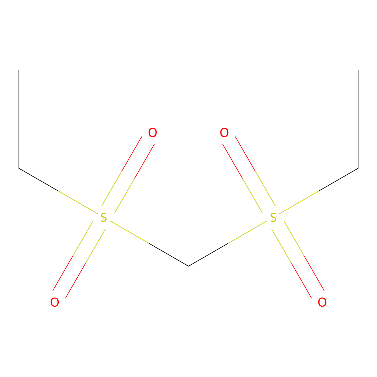 Bis(ethylsulfonyl)methane molecular structure, CAS 1070-92-4