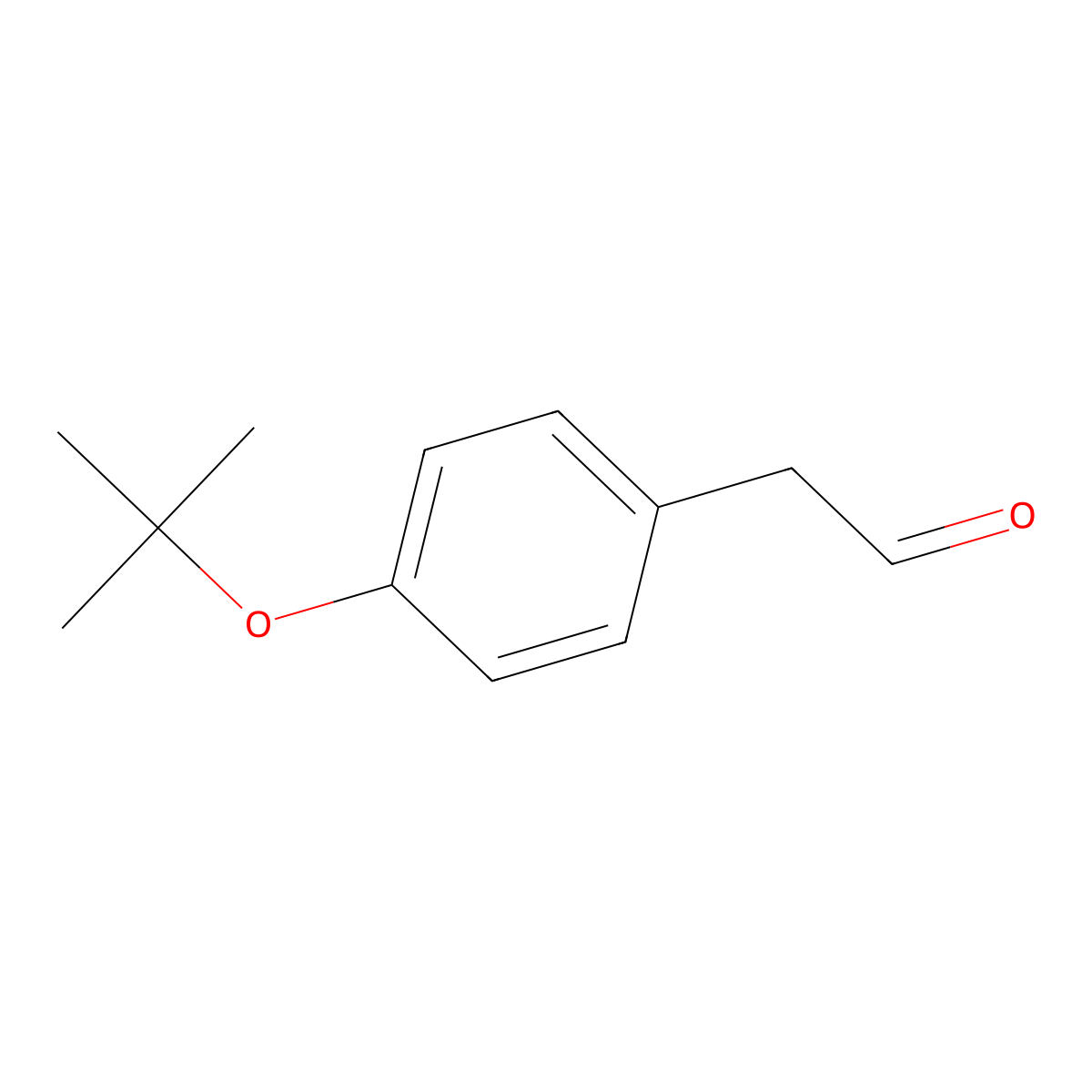 (4-tert-Butoxyphenyl)acetaldehyde molecular structure, CAS 1070165-29-5