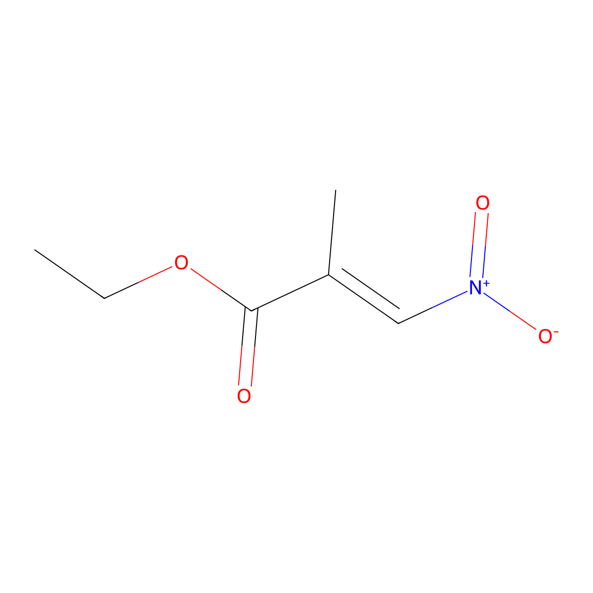(E)-Ethyl 2-methyl-3-nitroacrylate molecular structure, CAS 1070237-84-1
