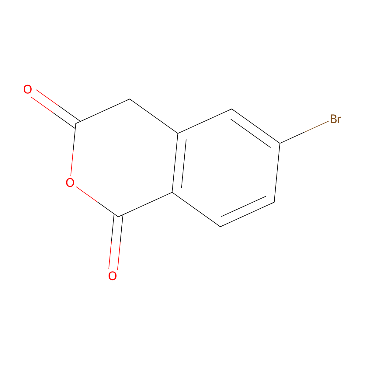 6-Bromoisochroman-1,3-dione molecular structure, CAS 1070292-82-8
