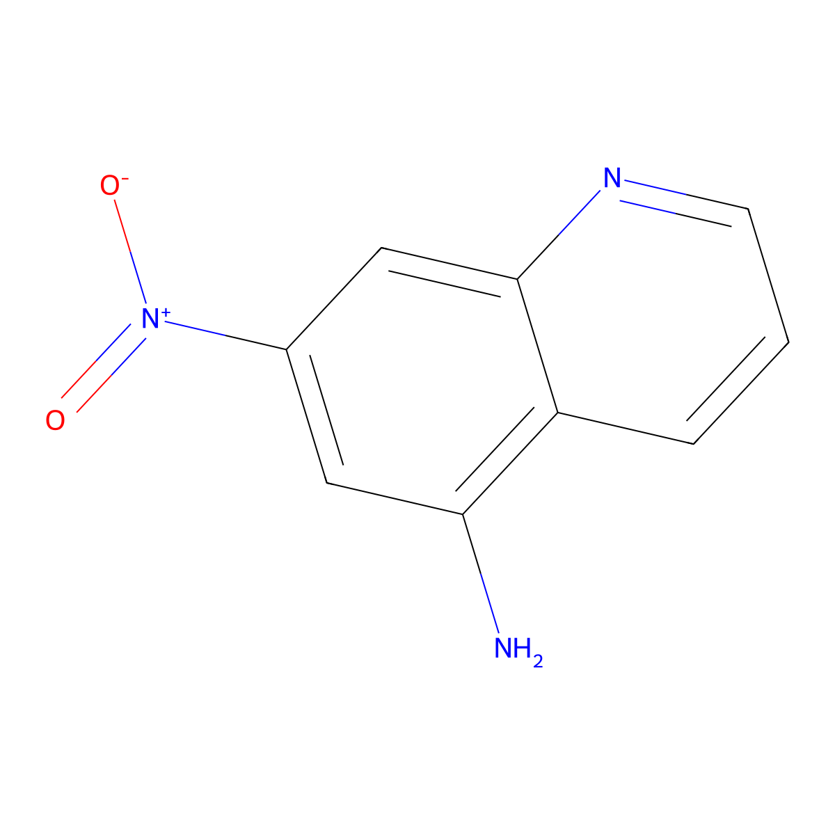 7-Nitroquinolin-5-amine molecular structure, CAS 107031-61-8
