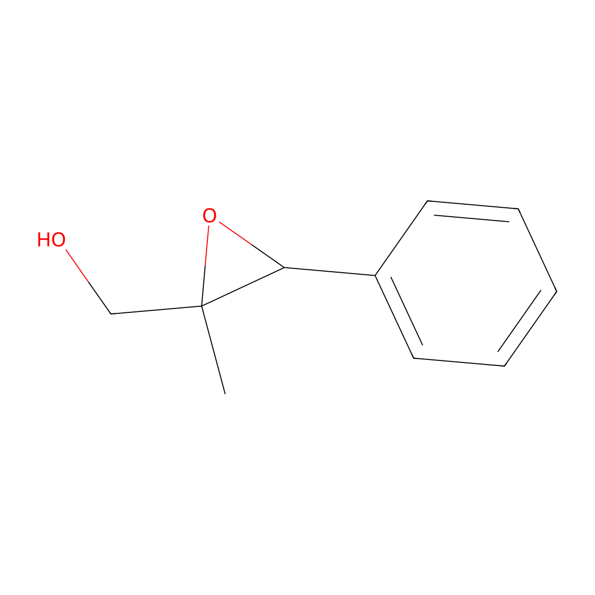 (2S,3S)-(-)-2,3-Epoxy-2-methyl-3-phenyl-1-propanol molecular structure, CAS 107033-44-3