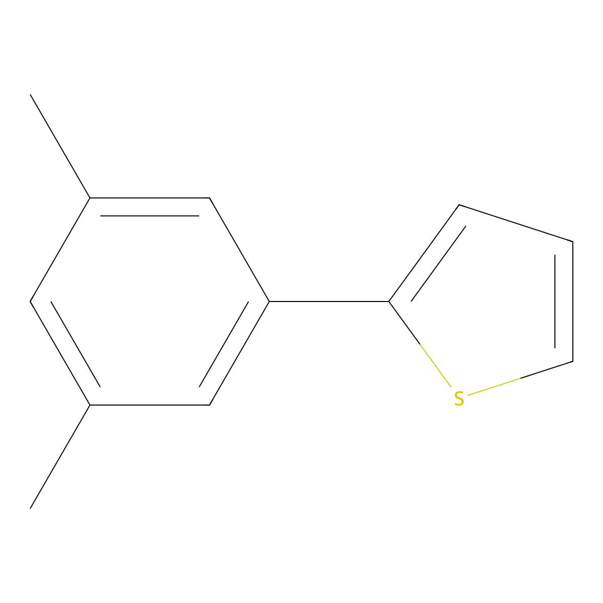 2-(3,5-Dimethylphenyl)thiophene molecular structure, CAS 1070403-62-1