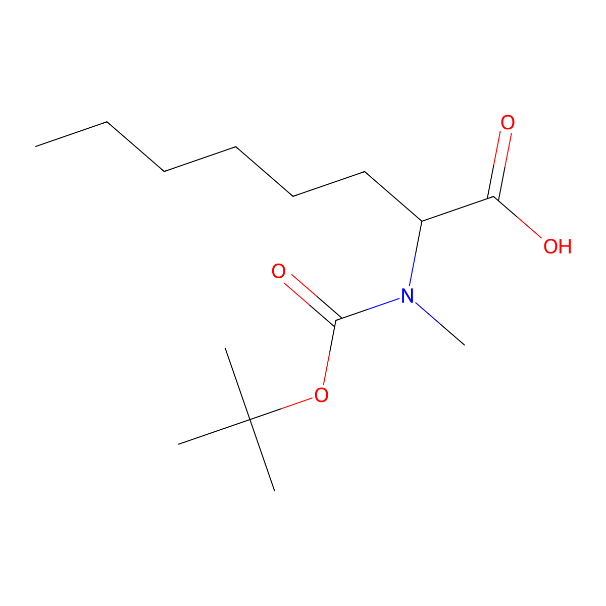 Boc-D-Me2Aoc-OH molecular structure, CAS 1070433-30-5