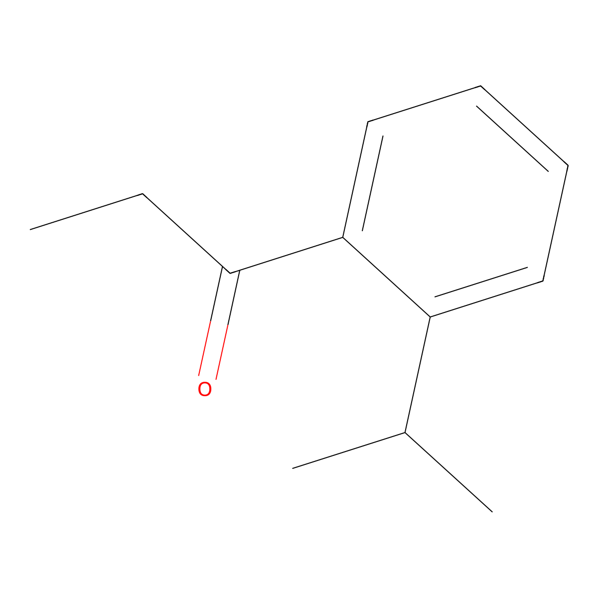 2'-iso-Propylpropiophenone molecular structure, CAS 107075-95-6