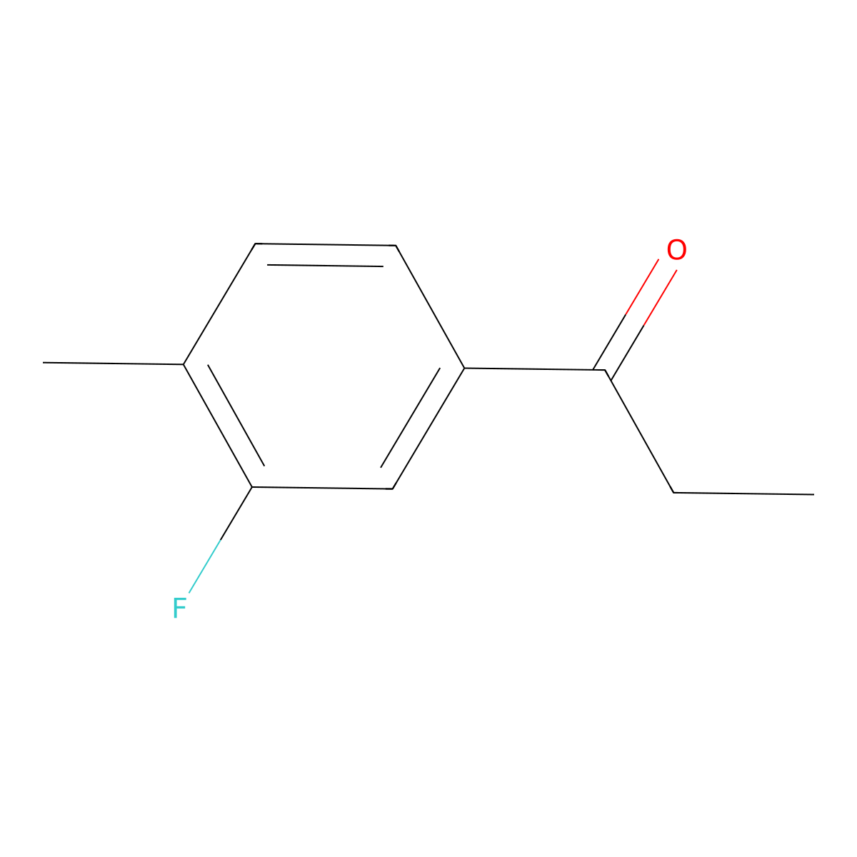 1-(3-Fluoro-4-methylphenyl)propan-1-one molecular structure, CAS 107076-07-3