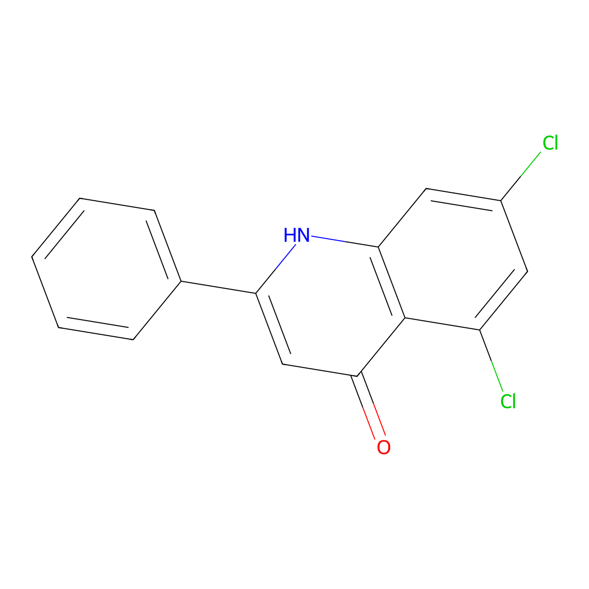 5,7-Dichloro-2-phenylquinolin-4-ol molecular structure, CAS 1070879-77-4